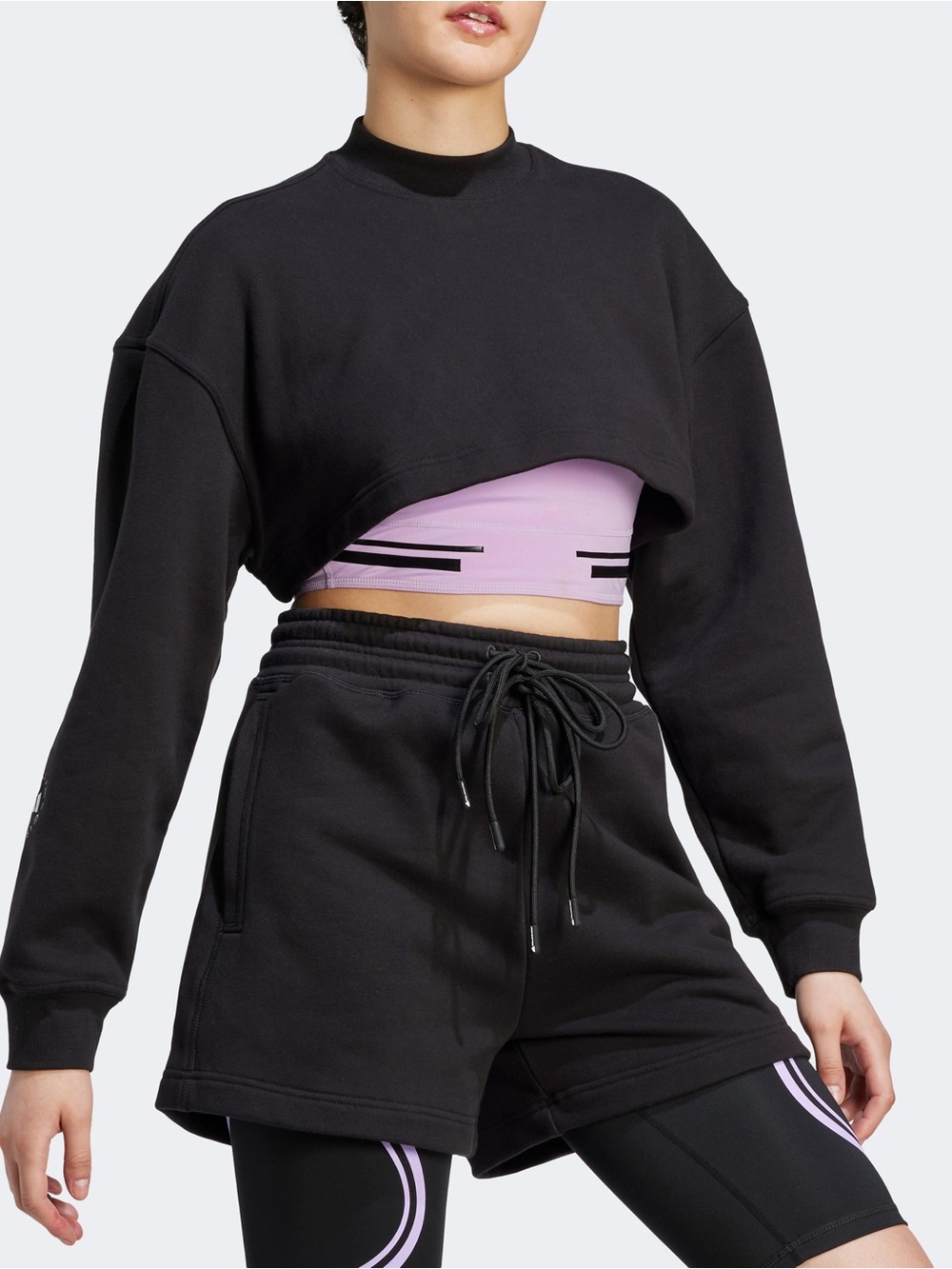 adidas by Stella McCartney TrueCasuals Cropped Sweatshirt